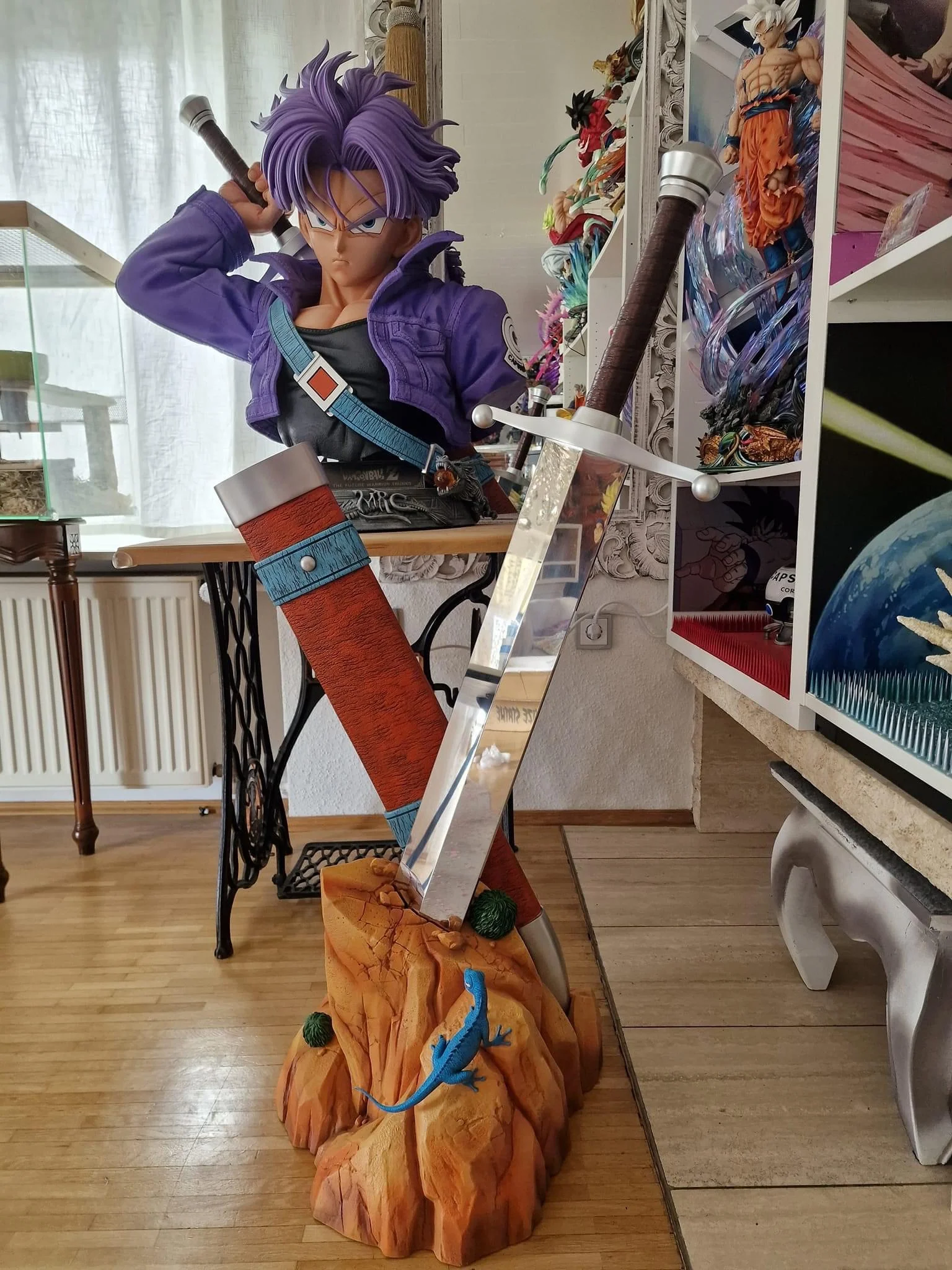 Dragon Ball MRC Studio Trunks Sword Life Size Resin Statue - Image 11