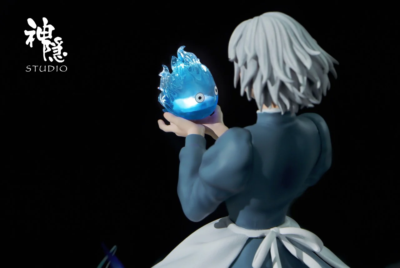 Howls Moving ShenYin Studio Sophie x Calcifer Resin Statue - Image 4