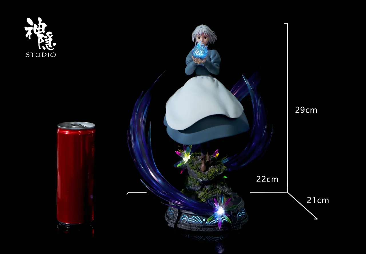 Howls Moving ShenYin Studio Sophie x Calcifer Resin Statue - Image 6