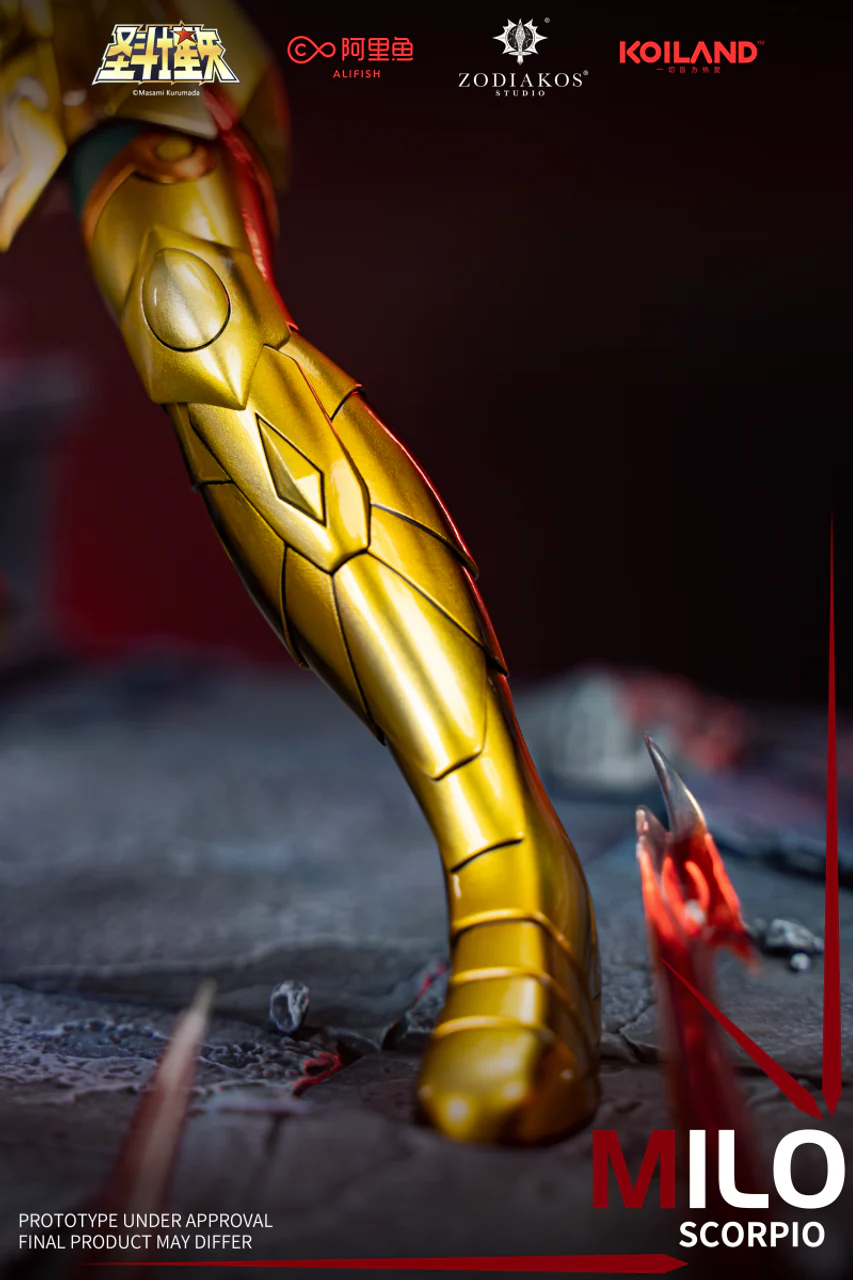 Saint Seiya Zodiakos Studio Milo Licensed Resin Statue - Image 17