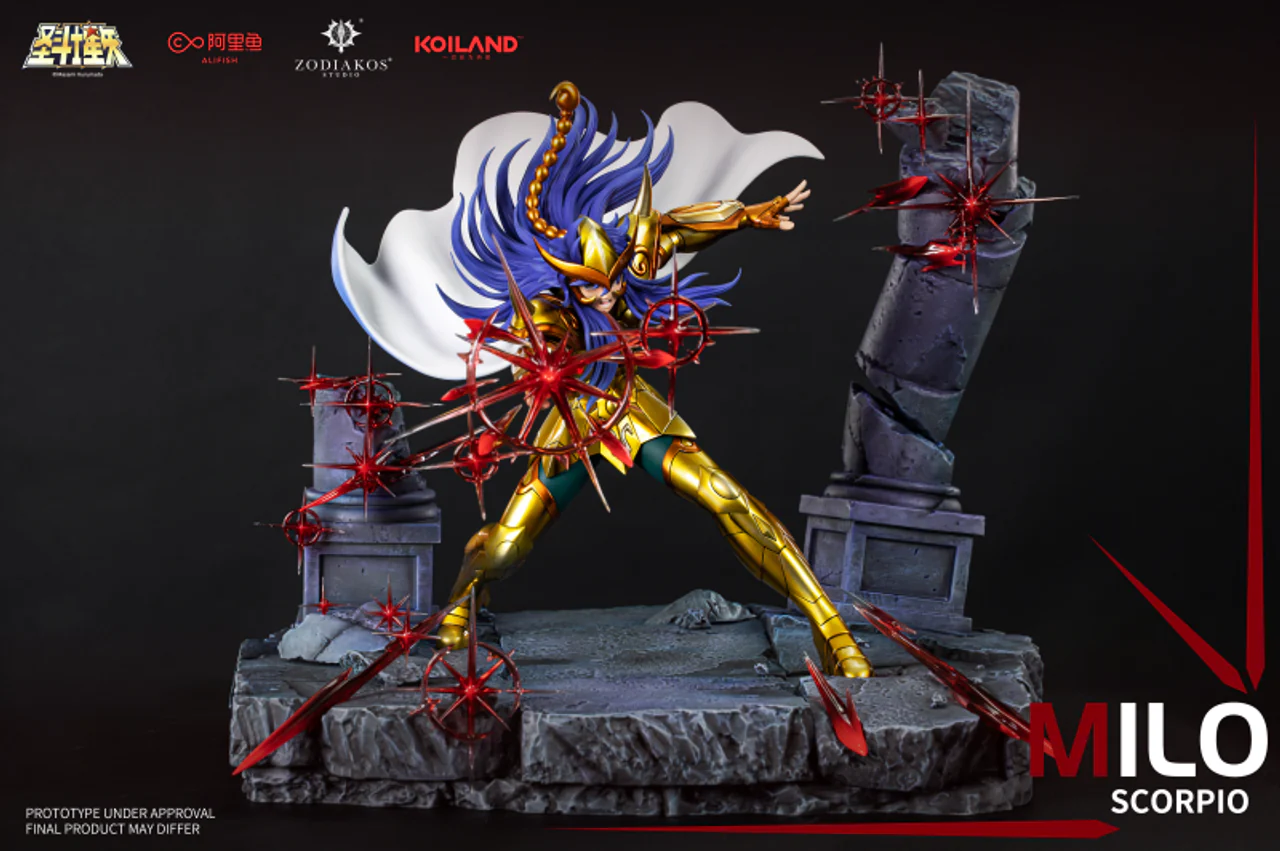 Saint Seiya Zodiakos Studio Milo Licensed Resin Statue - Image 19